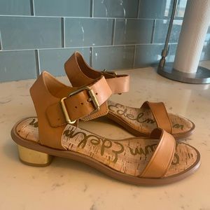 Sam Edelman tan leather sandals